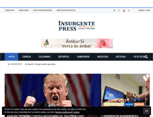 Tablet Screenshot of insurgentepress.com.mx
